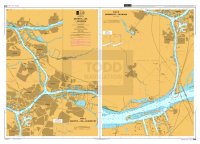 ADMIRALTY Chart - 209 Krimpen a/d Lek to Moerdijk