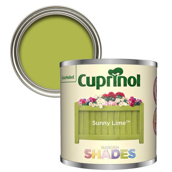 Cuprinol Garden Shades Sunny Lime Paint Pat McDonnell Paints