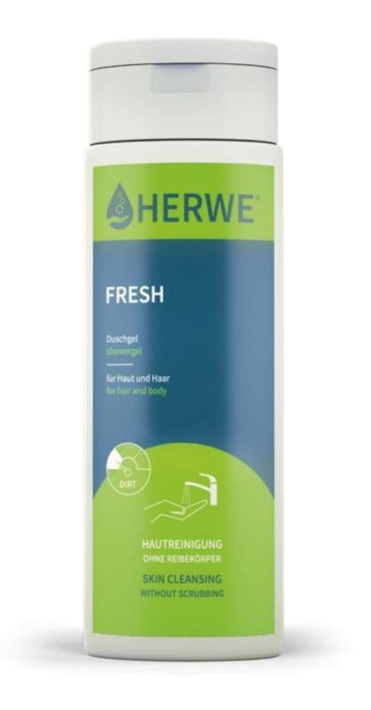HERWE FRESH HAIR AND BODY WASH BOTTLE 250ML