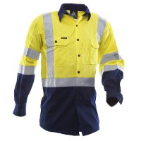 Rip Stop 155gsm Cotton LS Shirt, D/N