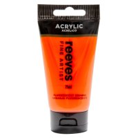 Reeves Fine Acrylic 75ml - Fluorescent Orange