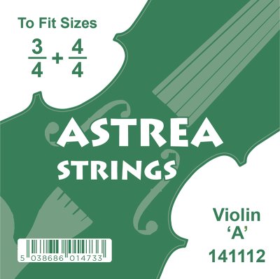 Astrea violin string A 2nd, chrome wound