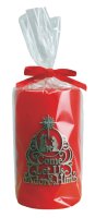Red Altar Candle/3 inch Dia x 6 inch High/Nativity   (86708)