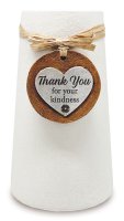 Ceramic Flower Vase/Thank You  (38710)