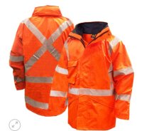 801069 - FR Antistatic TTMC Essentials Full Orange Waterproof Jacket DN