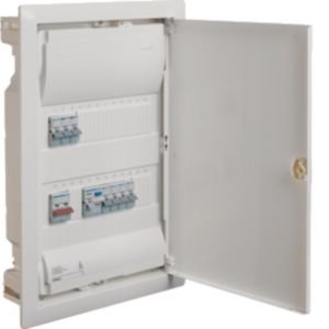 Hager 2Row 24Mod Flush Consumer Unit VF8101