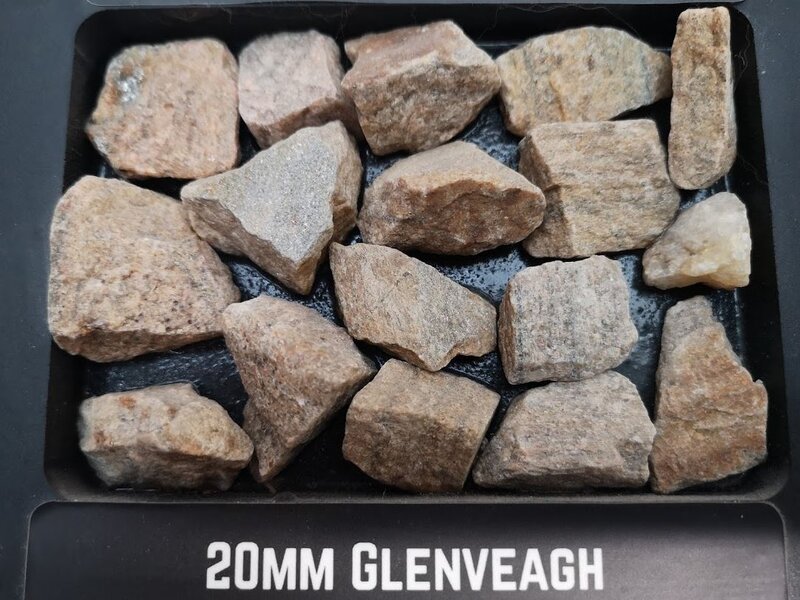 Glenveagh Buff Decorative Stone 20mm Tonne Bag 1000Kg Goodwins