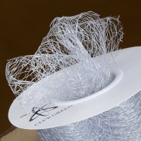 Spider Web Net On Ribbon Silver - 3.8cm x 20m