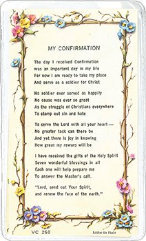 Verse Leaflet/Confirmation   (7135/268)