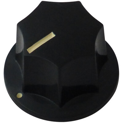 Control knob, JB type,  black