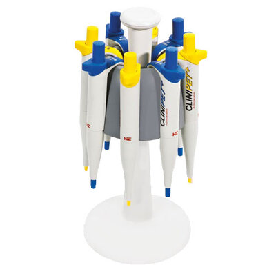 Pipette Stand, Multiple Pipette Stand, 6 Positions for Single and Multichannel Pipettes