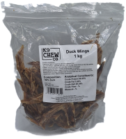 K9 Chew Co. Duck Wings 1kg x 1