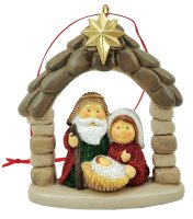 Resin Hanging Nativity/3 Figures/3 inch   (89230)