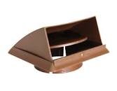 COWLED TERMINAL VENT BROWN