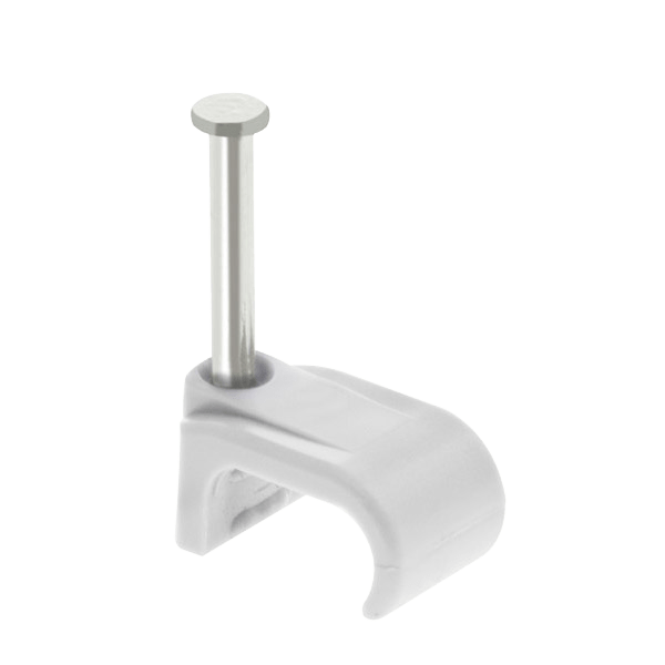 Unicrimp 5x8mm White Flat Clips (100) QFWC4