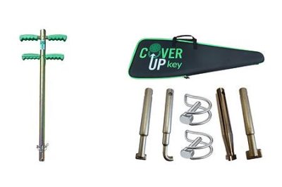 Manhole cover lifting tool (telecoms kit, 4 tips)