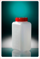 Squared flask.1L KARTELL. Non-sterile flask. Cap type: Cap with wad. Diameter (mm): 58. Ca