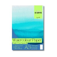 Studio D'Arte A3 Wire-O Watercolour Pad (300gsm - 12 Sheets)