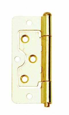 Dale Hardware Electro Brass 63mm Flush Hinge (x2) Dx40507