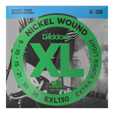 D'Addario XL Nickel Electric Guitar String Set Extra Super Light