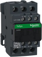 Contactor, TeSys D Series, 230 VAC, 3 Pole, DPDT, DIN Rail, 50 A, 230 V