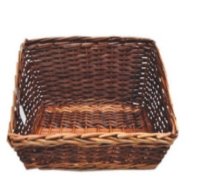 BASKET DISPLAY RUSTIC WICKER 53X45