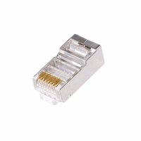 RJ45 8 Pin Crimp Plug Shielded