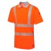 PULSAR&reg; LIFE Men's Hi-Vis Short Sleeve Orange Polo Shirt