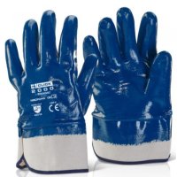 Nitrile Safety Cuff Fully Coated Heavy Weight Gloves
