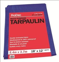 CNT1812 18X12FT CONTRACTOR BLUE TARPAULIN
