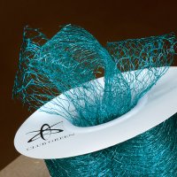 Spider Web Net On Ribbon Teal - 3.8cm x 20m