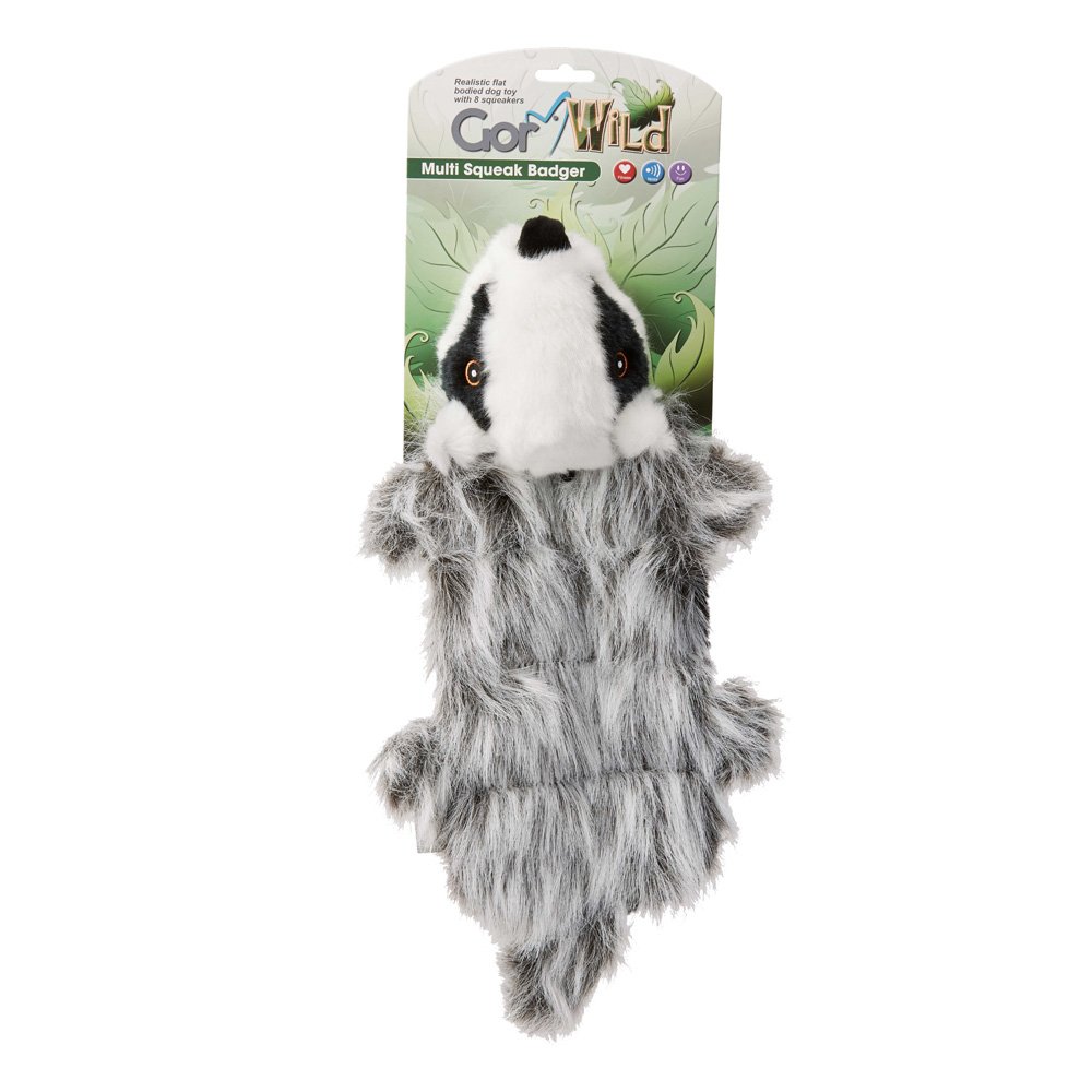 Gor Pets Gor Wild Multi Squeak Badger 30cm