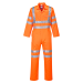 HIVIS POLY-COTTON COVERALL GO/RT ORANGE