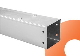 Metal Cable Trunking - Single Compartment