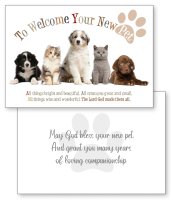 Card - Open - Welcome New Pet  (20075)