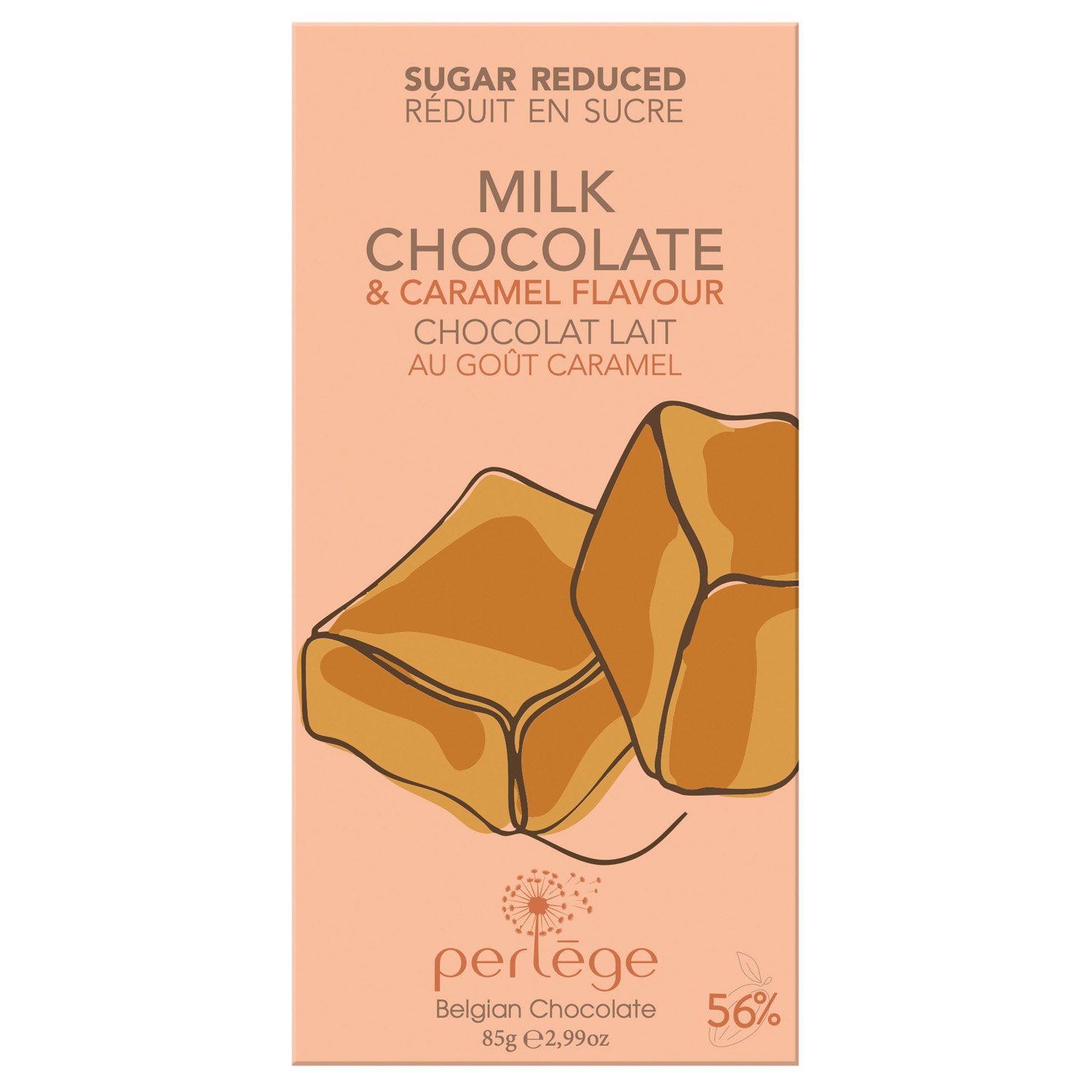 Perl?ge milk chocolate tablet with caramel - 12x85g