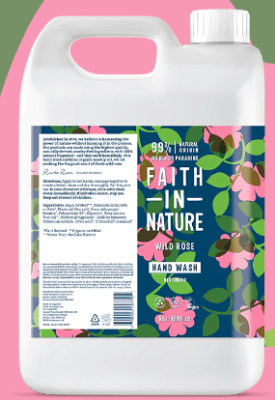 5L FAITH IN NATURE WILD ROSE HANDSOAP