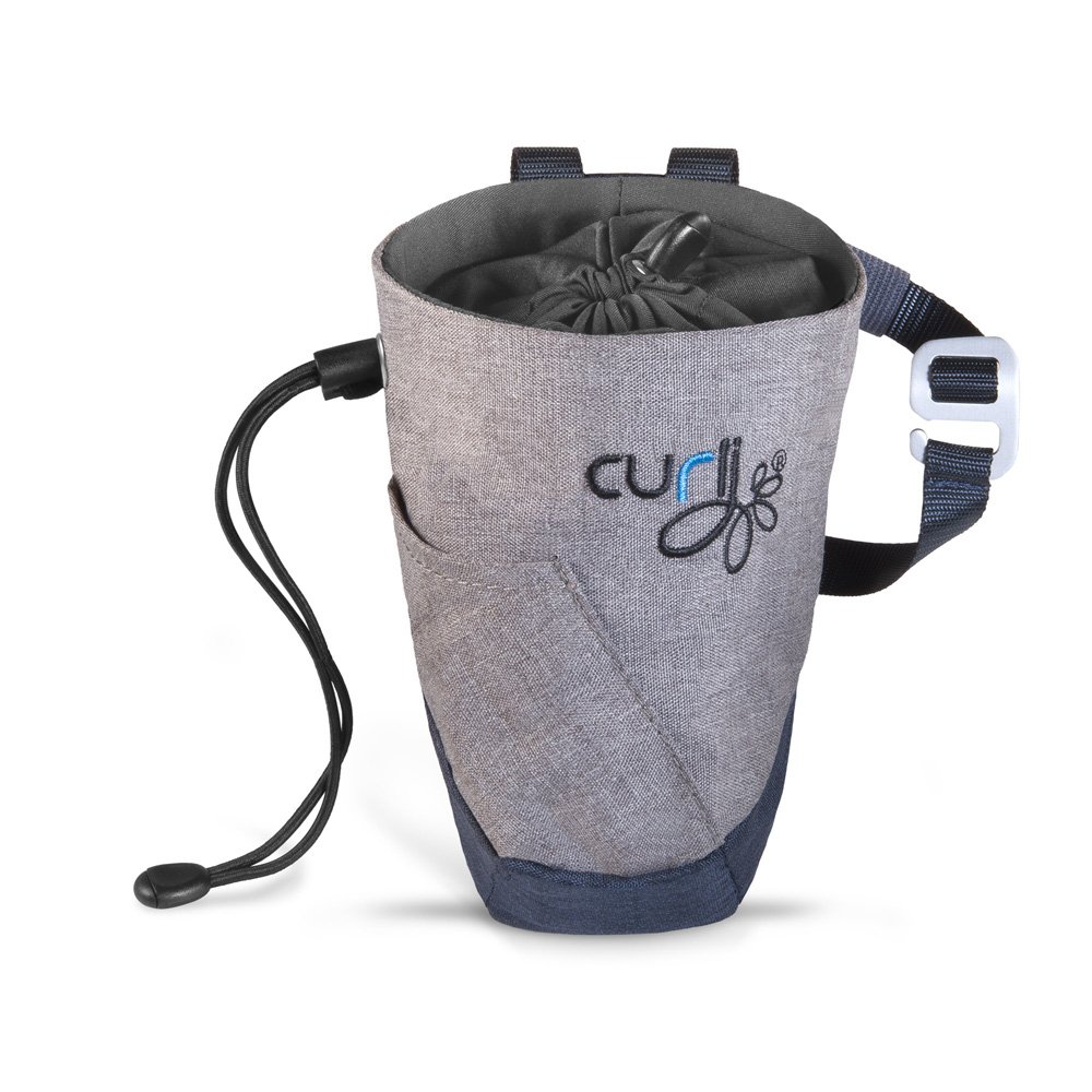 Curli Dog Treat Bag Grey