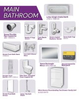 Sonas Main Bathroom Floor Bundle Gloss White