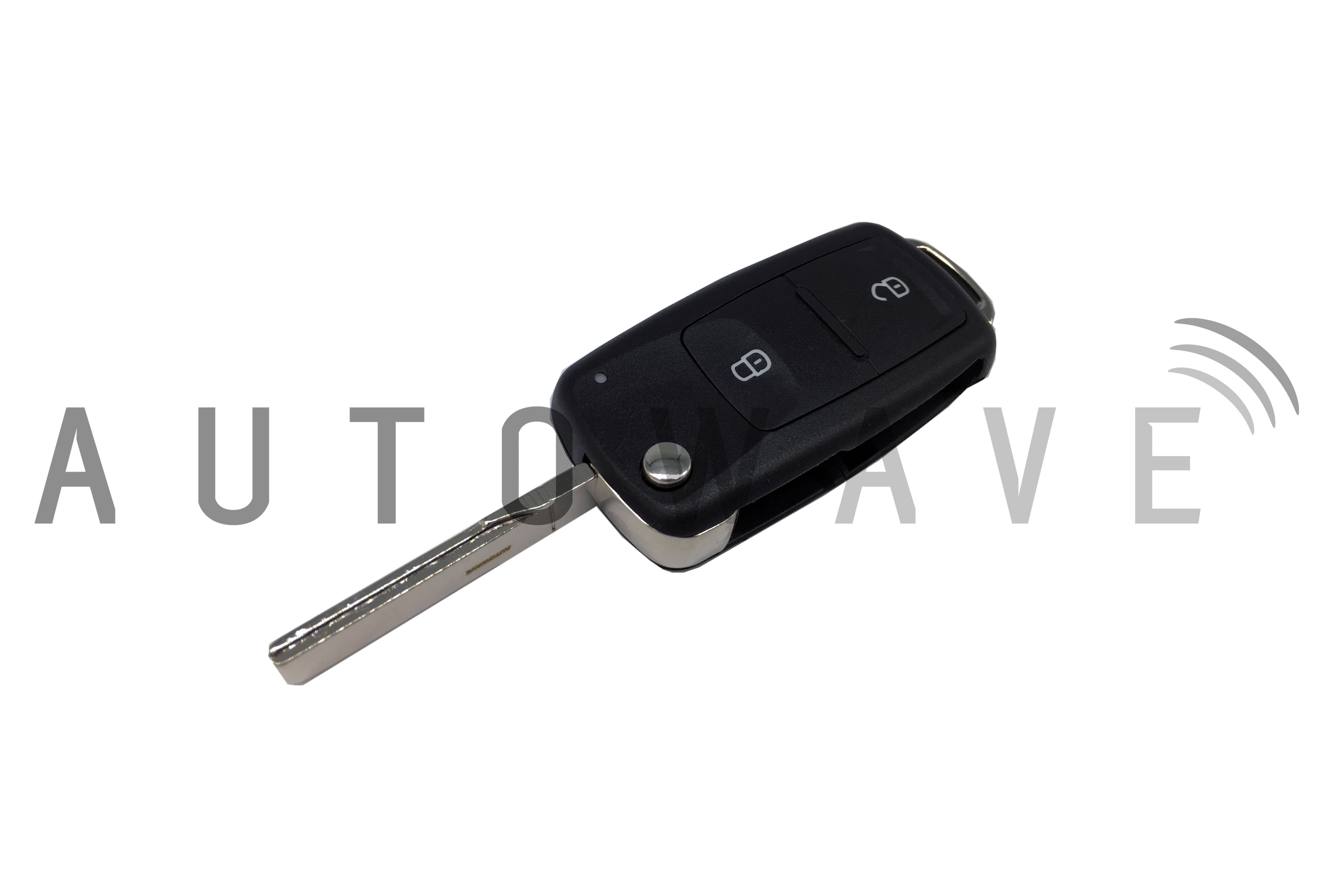 Volkswagen 2 Button Remote with HU66 Blade