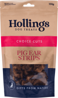 Hollings Pigs Ear Strips 500g x 6