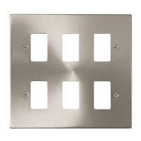 VPSC20506 GridPro 6G Plate Deco Satin Chrome