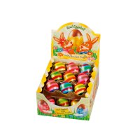 Counter display of ring design eggs (2 x 9 tray) - 18x50g