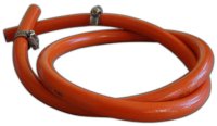GAS HOSE & CLIPS  1 MTR / 9 MM.