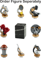 16cm Flex Figure on Marble Plinth (VP01B/G)