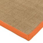 Sisal Rug Linen/Orange - 120 x 180cm 3