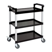 Trolley Small 3 Tier Polypropylene 