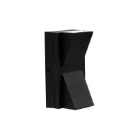 NERO 12w Black up/down PVC wall light