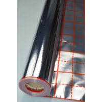 Tucker French Underfloor aluminium thermal insulation for underfloor heating 1mx50m ZL -FG50