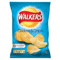 Walkers Cheese and Onion Crisps- 32x32.5g